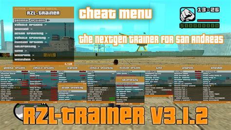 grand theft auto san andreas trainer|GTA San Andreas RZL.